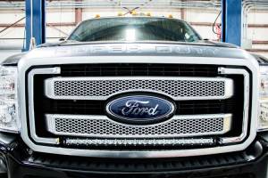 Rough Country - Ford Super Duty 30-inch Black Series Cree LED Grille Kit w/Cool White DRL (Single) Rough Country - Image 3