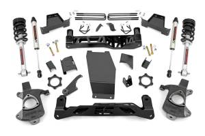 Rough Country - 6.0 Inch GM Suspension Lift Kit w/ N3 Sruts and V2 Monotube 14-18 1500 PU 4WD Aluminum Rough Country - Image 1