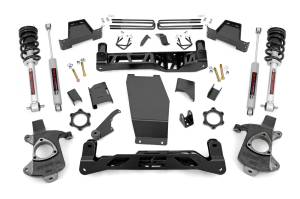 Rough Country - 6.0 Inch GM Suspension Lift Kit w/N3 Struts and N3 Shocks 14-18 1500 PU 4WD Aluminum Rough Country - Image 1