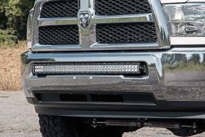 Rough Country - Dodge 40-inch Curved LED Light Bar Hidden Bumper Kit w/Chrome Series DRL LED For 10-18 Ram 2500/3500 Rough Country - Image 2