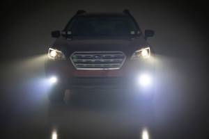 Rough Country - Subaru Led Fog Light Kit Black Series w/ White DRL For 15-19 Outback Rough Country - Image 3