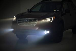 Rough Country - Subaru Led Fog Light Kit Black Series w/ White DRL For 15-19 Outback Rough Country - Image 4