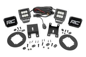 Rough Country - Subaru Led Fog Light Kit Black Series Flood Beam For 15-19 Outback Rough Country - Image 1