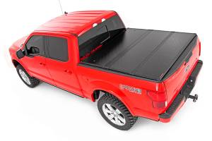 Rough Country - Hard Folding Bed Cover 5.5 Ft Bed 15-21 Ford F-150 2WD/4WD Rough Country - Image 2