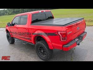 Rough Country - Hard Folding Bed Cover 6.5 Ft Bed 19-21 Ram 1500 2WD/4WD Rough Country - Image 2