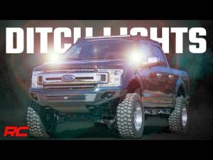 Rough Country - Ford 2-inch LED Lower Windshield Spot Pattern Ditch Kit 15-21 Ford F-150 Rough Country - Image 2