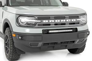 Rough Country - Ford 20.0 Inch LED Bumper Kit w/ Chrome Series LED 21-UP Ford Bronco Sport Rough Country - Image 4