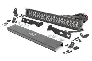 Rough Country - Jeep 20.0 Inch LED Bumper Kit Black Series w/ Cool White DRL 11-20 Jeep WK2 Grand Cherokee Rough Country - Image 1