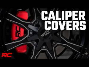 Rough Country - RC Caliper Cover Red Mechanical RR Brakes 15-20 Ford F-150 2WD/4WD Rough Country - Image 2