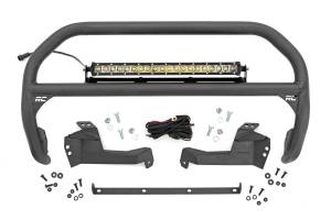 Nudge Bar 20 Inch Chrome Series Single Row LED 21-Up Ford Bronco Sport Rough Country