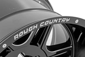 Rough Country - 92 Series Wheel Machined One-Piece Gloss Black 22x12 6x135 -44mm Rough Country - Image 2