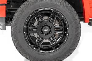 Rough Country - 92 Series Wheel Machined One-Piece Gloss Black 22x12 6x135 -44mm Rough Country - Image 6