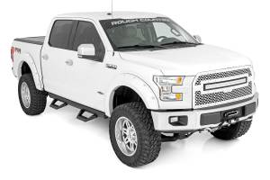 Rough Country - SRX2 Adjustable Aluminum Step Crew Cab 15-22 Ford F-150/17-22 Super Duty Rough Country - Image 2