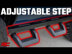 Rough Country - SR2 Adjustable Aluminum Step 21-Up Ford Bronco 4WD Rough Country - Image 2