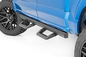 Rough Country - SR2 Adjustable Aluminum Steps Crew Cab 15-22 Ford F-150/17-22 Super Duty Rough Country - Image 1