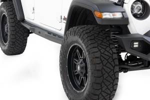 Rough Country - Rock Sliders Heavy Duty 4-Door 18-22 Jeep Wrangler JL 4WD Rough Country - Image 1