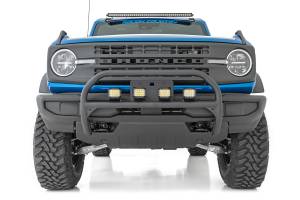 Rough Country - Nudge Bar 3 Inch Osram Wide Angle Led (x4) 21-Up Ford Bronco 4WD Rough Country - Image 4