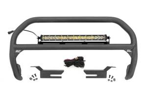 Rough Country - Nudge Bar 20 Inch Chrome Series Single Row LED 21-Up Ford Bronco 4WD Rough Country - Image 1