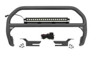 Rough Country - Nudge Bar 20 Inch Black Series Single Row LED 21-Up Ford Bronco 4WD Rough Country - Image 1