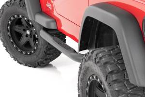 Rough Country - Nerf Bar 3.0 Inch 97-06 Jeep Wrangler TJ/87-95 Wrangler YJ Rough Country - Image 3