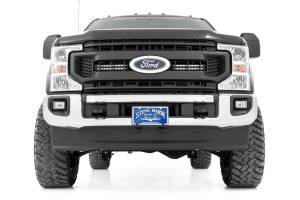 Rough Country - LED Light Kit Grille Mount 10 Inch Black Series Slimline 20-21 Ford Super Duty Rough Country - Image 2