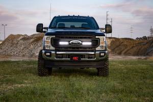 Rough Country - LED Light Kit Grille Mount 10 Inch Black Series Slimline 20-21 Ford Super Duty Rough Country - Image 4