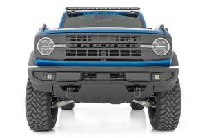 Rough Country - LED Light Upper Windshield 50 Inch Black Single Row 21-Up Ford Bronco Rough Country - Image 5