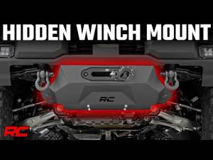 Rough Country - Hidden Winch Mount with 12000S Winch 21-Up Ford Bronco 4WD Rough Country - Image 2