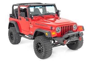 Rough Country - Headlights DRL Halo LED 7 Inch 97-06 Jeep Wrangler TJ 4WD Rough Country - Image 4