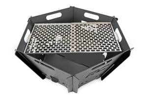 Rough Country - Overland Collapsible Fire Pit Stainless Steel Grill Grate Rough Country - Image 1