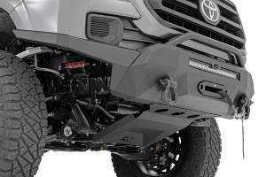 Rough Country - Front Bumper Hybrid with 12000 Lb Pro Series Winch Synthetic Rope and 20 Inch DRL LED Light Bar 16-22 Toyota Tacoma Rough Country - Image 3