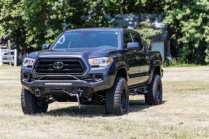 Rough Country - Front Bumper Hybrid Winch Mount Only with 20 Inch DRL LED Light Bar 16-22 Toyota Tacoma Rough Country - Image 5