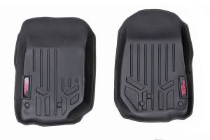 Rough Country - Floor Mats Front 14-18 Jeep Wrangler JK 4WD Rough Country - Image 1