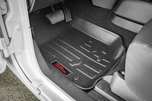 Rough Country - Floor Mats Front 14-18 Jeep Wrangler JK 4WD Rough Country - Image 3