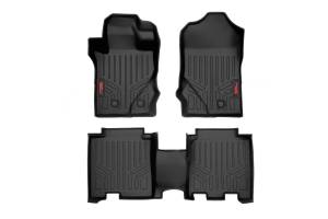 Rough Country - Floor Mats Front and Rear Bucket Set 21-Up Ford Bronco 4-Door Rough Country - Image 1