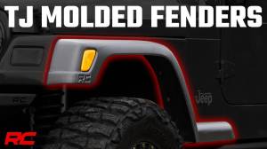 Rough Country - Fender Flare Kit 5.5 Inch Wide 97-06 Jeep Wrangler TJ 4WD Rough Country - Image 3