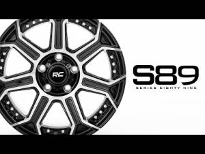 Rough Country - 89 Series Wheel One-Piece Black Machined Gun Metal 20x10 8x6.5 -19mm Rough Country - Image 2