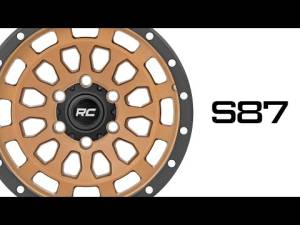 Rough Country - 87 Series Wheel Simulated Beadlock Bronze/Black 17x8.5 5x5 +0mm Rough Country - Image 2