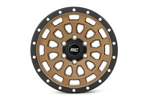 Rough Country - 87 Series Wheel Simulated Beadlock Bronze/Black 17x8.5 5x5 +0mm Rough Country - Image 3