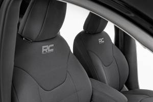 Rough Country - Seat Covers Front Row and Rear Row Bench Jeep Cherokee KL 2WD/4WD (14-22) Rough Country - Image 3