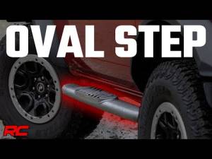 Rough Country - Oval Nerf Steps 2-Door Black Ford Bronco 2 Door 4WD 21-Up Rough Country - Image 2