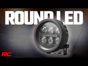 Rough Country - Black Series Round LED Light Pair 3.5 Inch Amber DRL Rough Country - Image 2