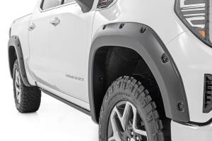 Rough Country - Traditional Pocket Fender Flares Gloss Black GMC Sierra 1500 2WD/4WD (19-23) Rough Country - Image 2