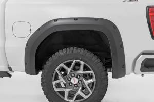 Rough Country - Traditional Pocket Fender Flares Gloss Black GMC Sierra 1500 2WD/4WD (19-23) Rough Country - Image 3