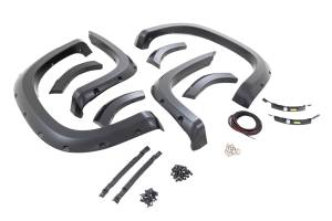 Rough Country - Traditional Pocket Fender Flares Flat Black Chevy Silverado 1500 (19-23) Rough Country - Image 2