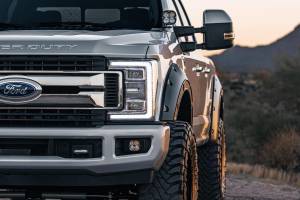 Rough Country - Defender Pocket Fender Flares Absolute Black Ford Super Duty (17-22) Rough Country - Image 2