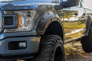 Rough Country - Defender Pocket Fender Flares Flat Black Ford F-150 2WD/4WD (15-20) Rough Country - Image 5
