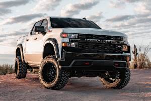 Rough Country - Defender Pocket Fender Flares Flat Black Chevy Silverado 1500 2WD/4WD (19-23) Rough Country - Image 3