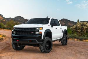 Rough Country - Defender Pocket Fender Flares Flat Black Chevy Silverado 1500 2WD/4WD (19-23) Rough Country - Image 4