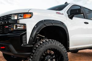 Rough Country - Defender Pocket Fender Flares Flat Black Chevy Silverado 1500 2WD/4WD (19-23) Rough Country - Image 5